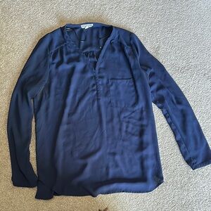 Navy Blue Blouse